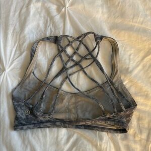 lululemon athletica Gray Performance Sports Bra